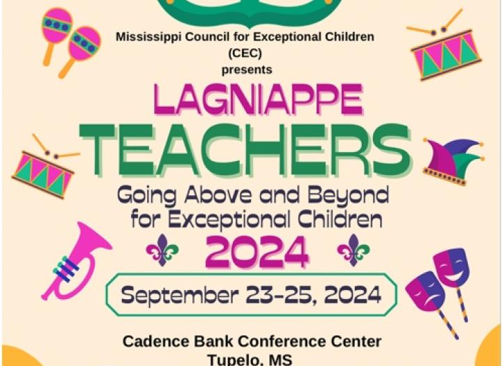 MS CEC EVENT: Lagniappe Teachers: Going Above and Beyond for Exceptional Children